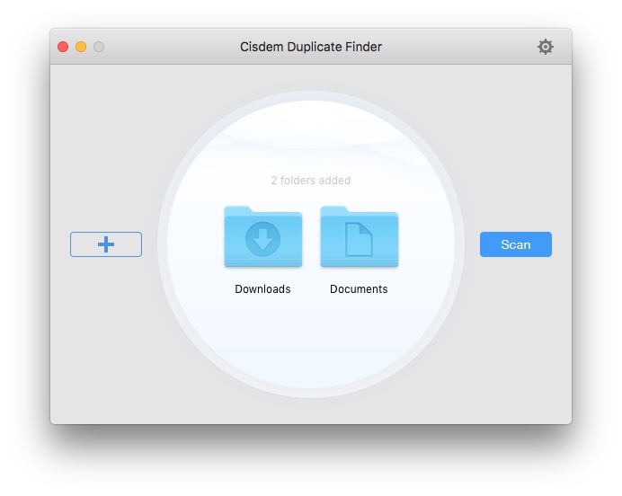 add folders to scan for duplicate documents
