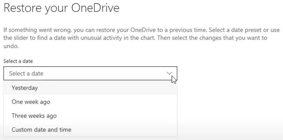 restore entire onedrive 03