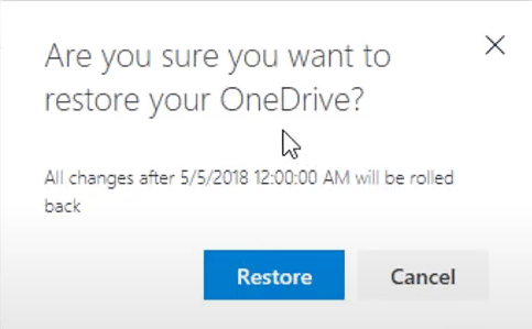 restore entire onedrive 05