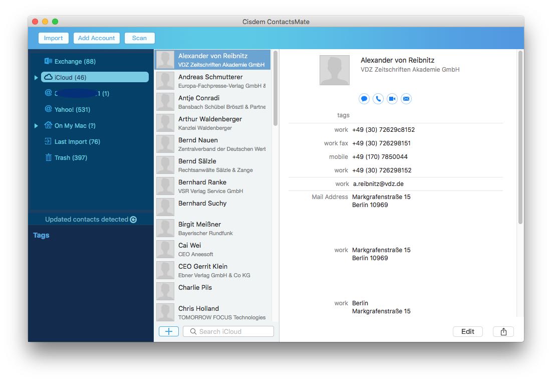Cisdem ContactsMate for windows instal