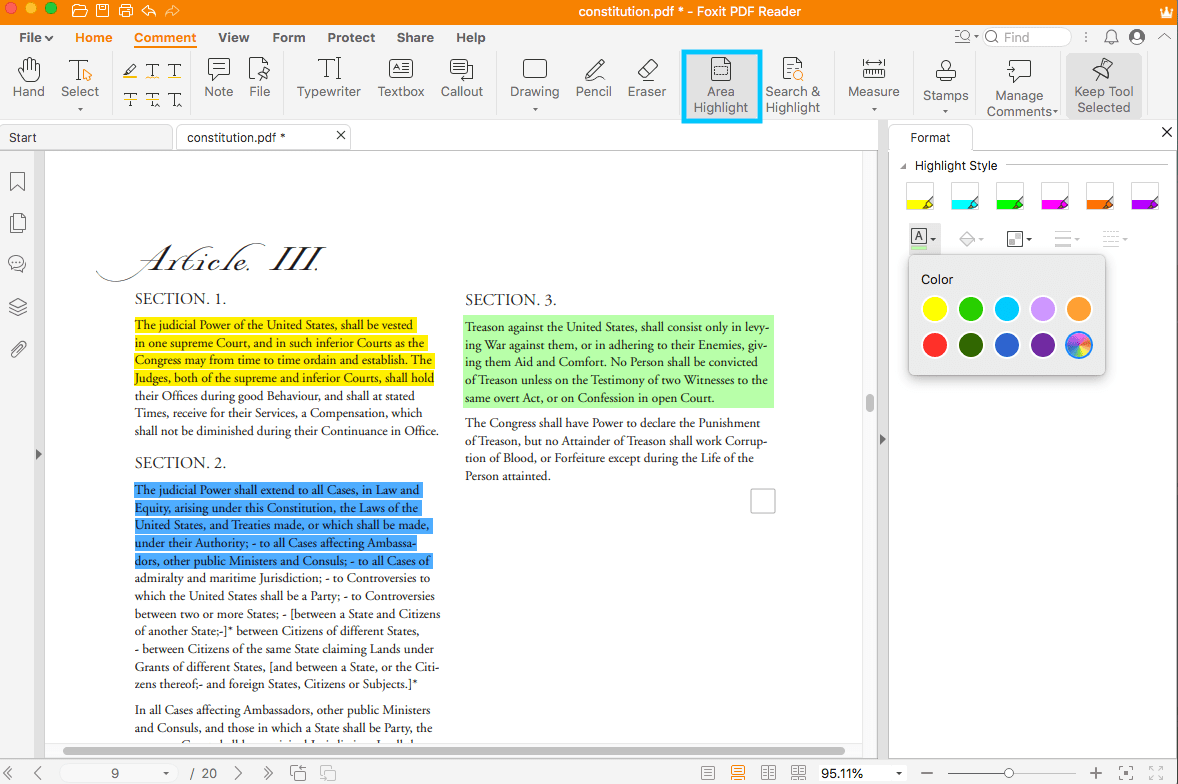 highlight pdf foxit1