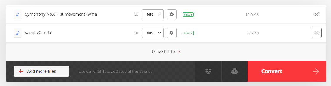 choose mp3 format online