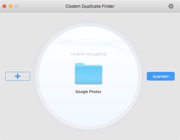 add Google Photos folder to scan for duplicate files