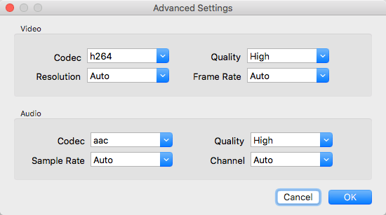 adjust settings
