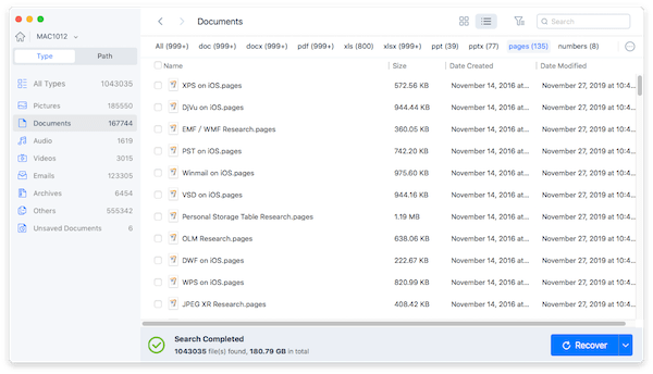 scan hard drive