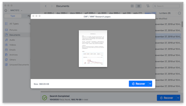 recover pages cisdem 02