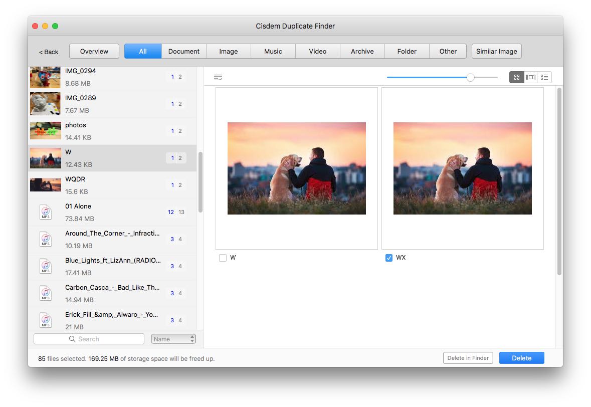 view dropbox duplicate files