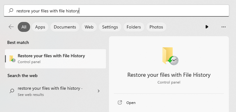 recover wiped drive file history 01