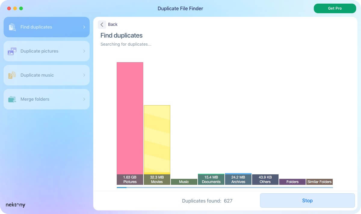 Duplicate File Finder by Nektony 