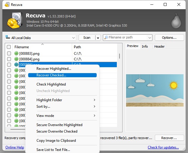 recover formatted hard drive recuva 02