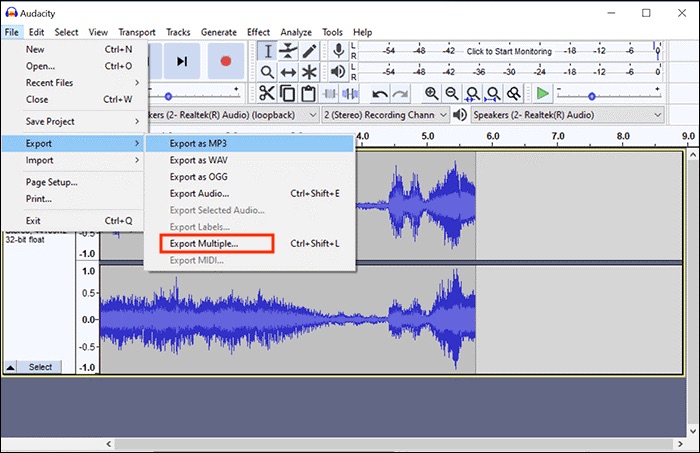 extract wma to mp3 in batches with audaticy