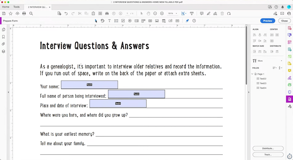 fillable pdf form creator adobe