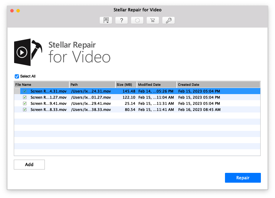 stellar video repair