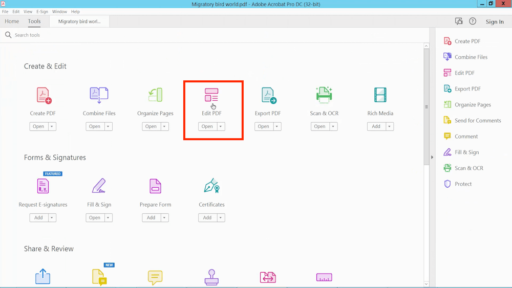 adobe acrobat remove watermark