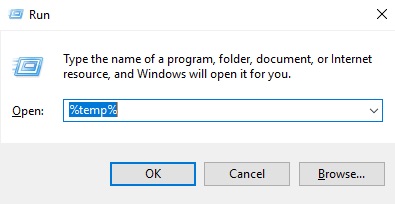 temp folder Windows