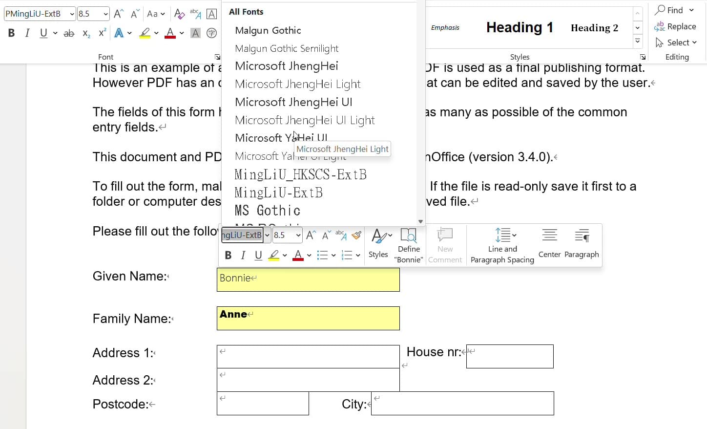 change form font cisdem04