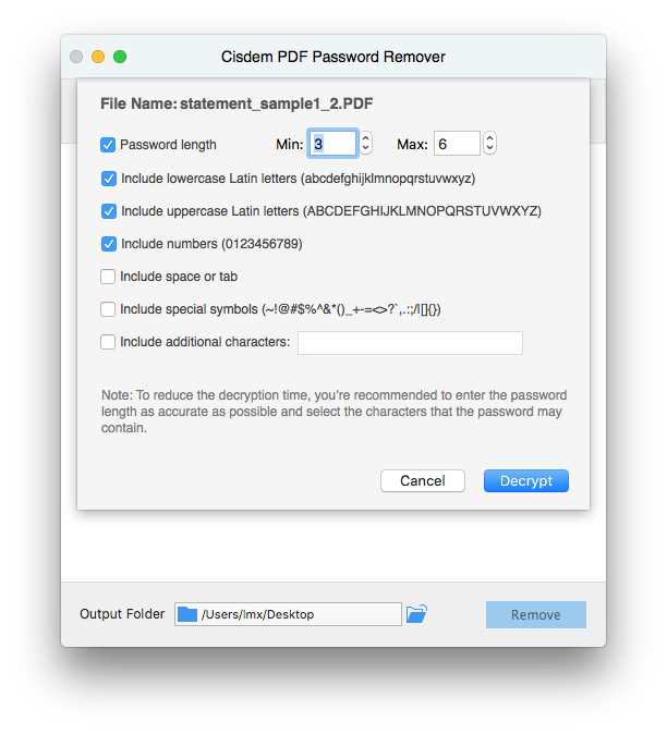 cisdem password remover clues
