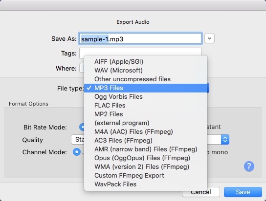 edit audio before extracting