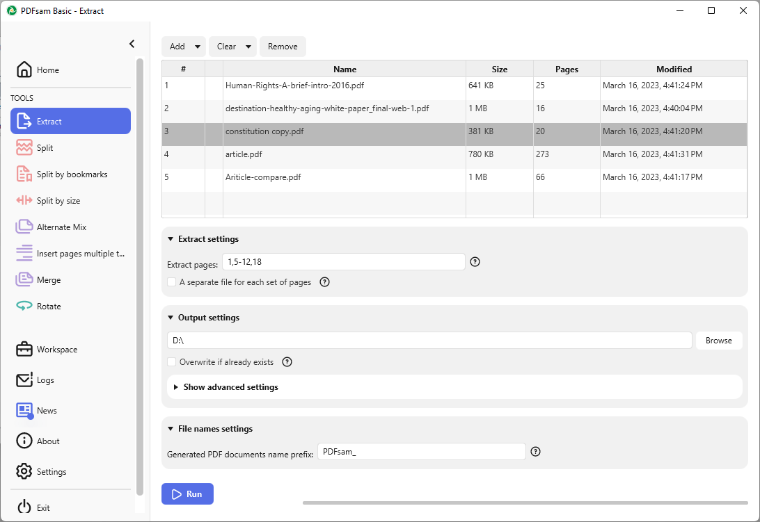 pdf organizer pdfsam2