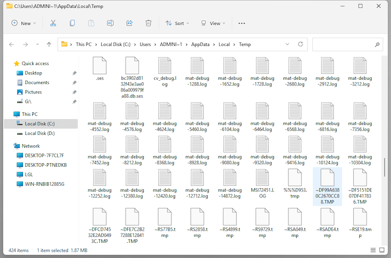 restore from chosen location windows