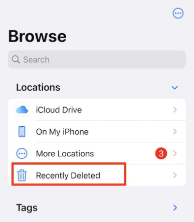 recover from iphone recently deleted 02