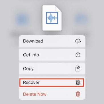 recover from iphone recently deleted 03