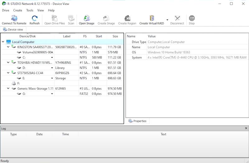 rstudio nas data recovery