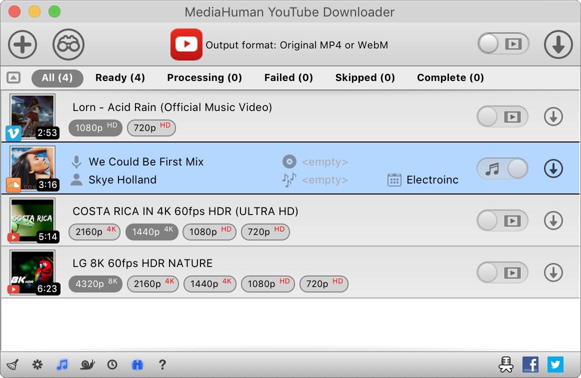 download 4k video via mediahuman