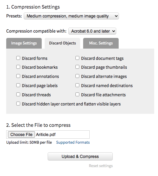 compress pdf docupub