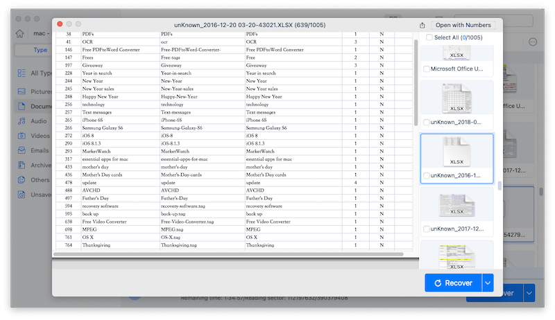 recover excel cisdem 05