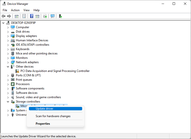 update m2ssd driver 02