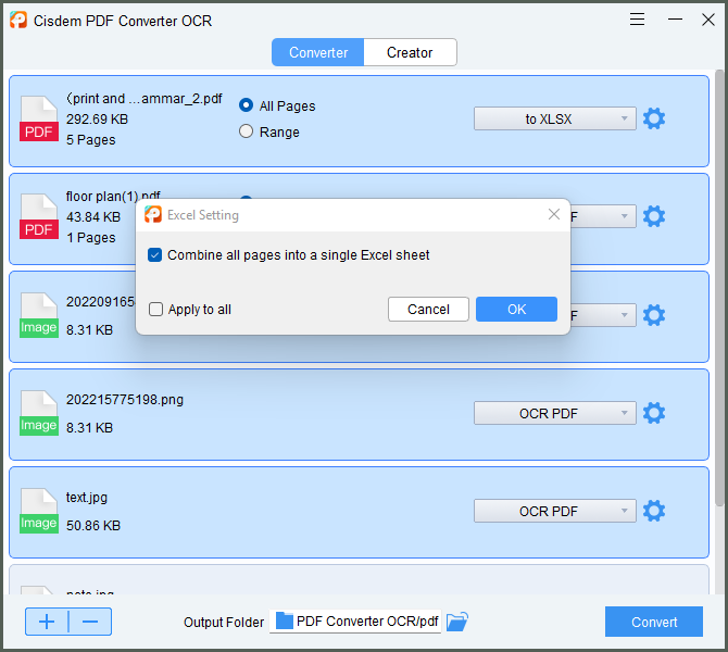 scan to excel cisdem03