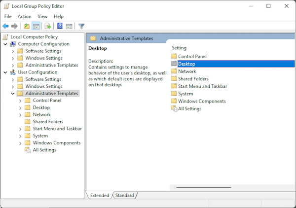 check group policy settings 02