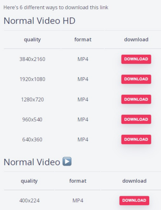 choose one download option to download wistia video online