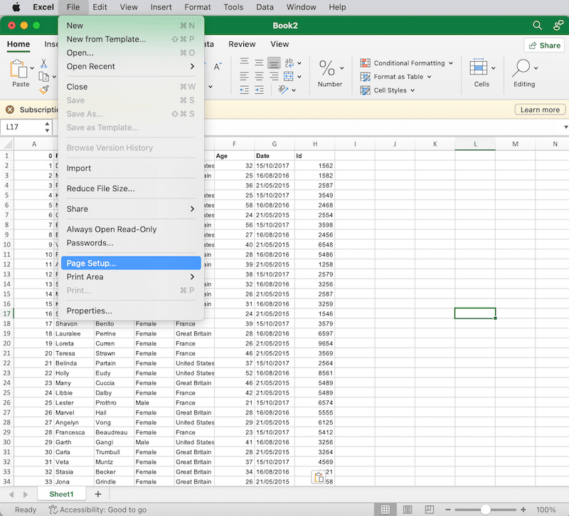 excel to pdf ms2