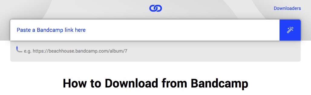 online bandcamp downloader interface