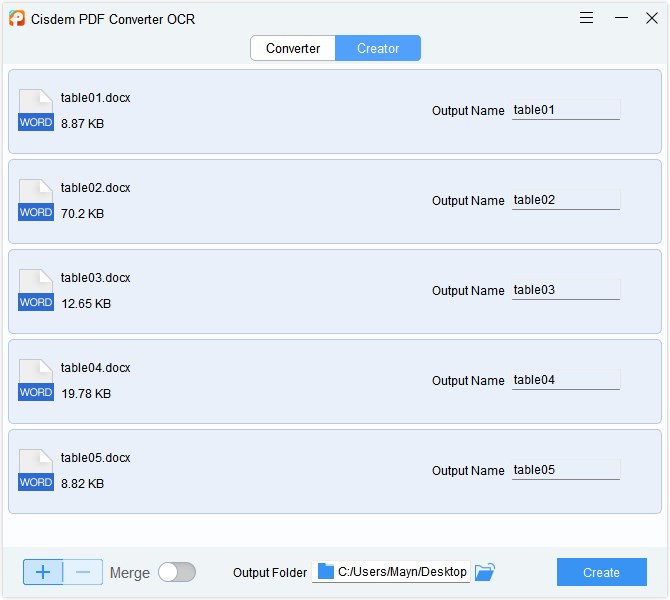 convert word to excel cisdem01