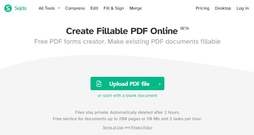 create fillable form free01