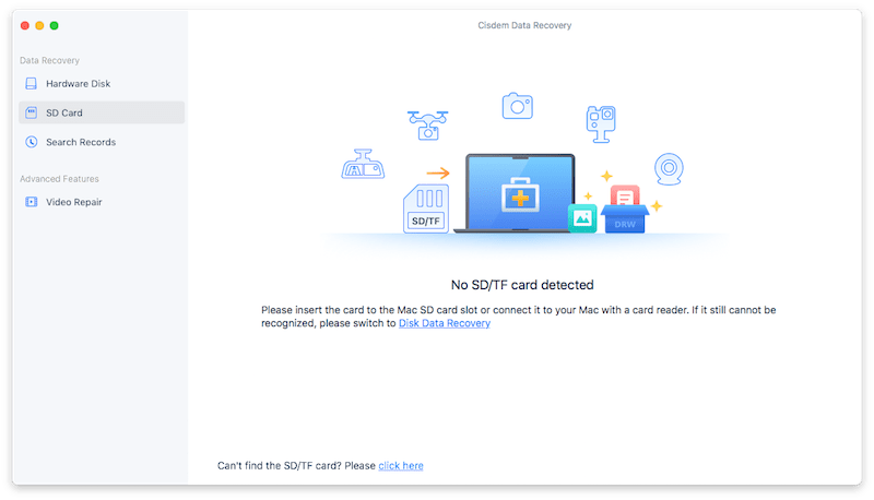 recover sd card mac cisdem 01