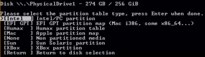 recover partition with testdisk 05