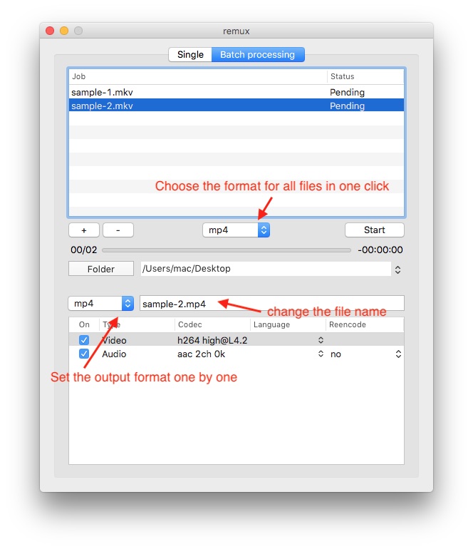 mkv to mp4 converter mac remux