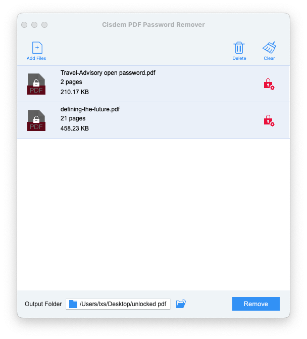 remove password from pdf on mac cisdem 03
