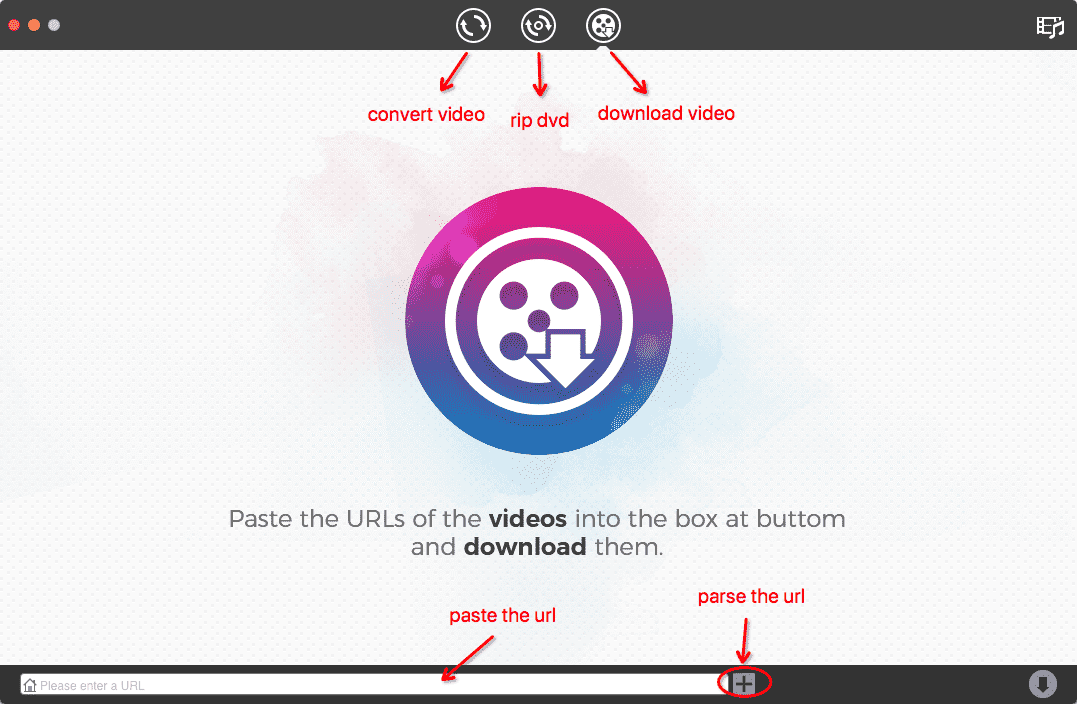 paste url to download ui