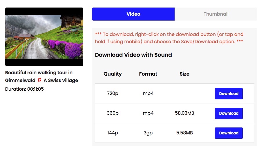 download youtube videos online with 10downloader.com