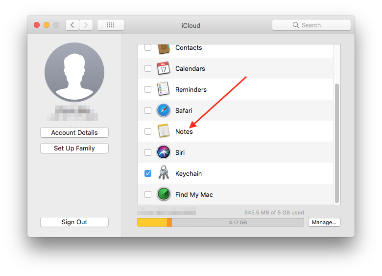 turn off icloud syncing