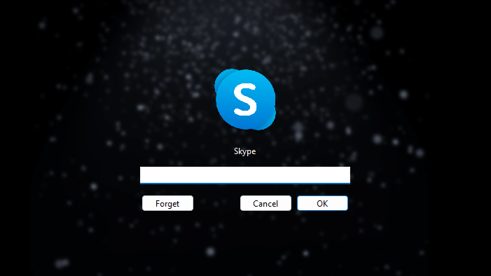 Skype is locked