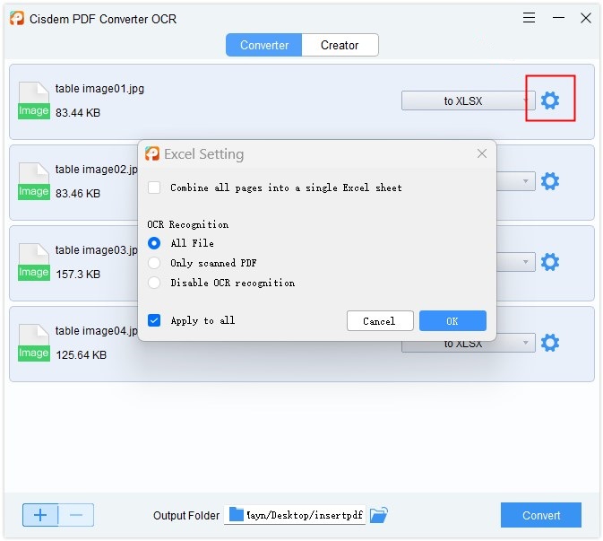 image to excel with cisdem 03