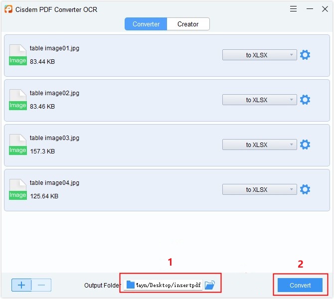 convert image to excel cisdem04