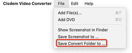 choose mac saving path