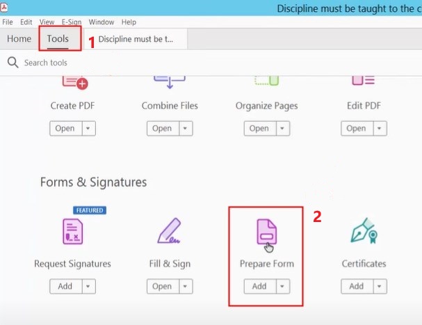 how to unlock pdf after signing aobe03